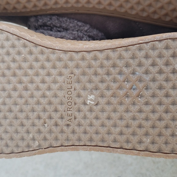 Aerosoles Womens Wave Ebbie Sherpa Top Ankle Boots Sneaker Medium Taupe Size 7.5 - Picture 6 of 15
